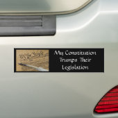 Autocollant De Voiture Ma constitution Trumps leur législation (En voiture)