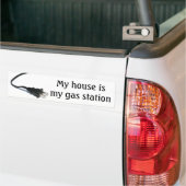 Autocollant De Voiture Ma maison est ma station service (Sur camion)