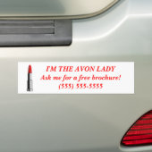Autocollant De Voiture Madame adhésif pour pare-chocs - coutume d'Avon (En voiture)
