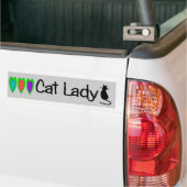 Autocollant De Voiture Madame" adhésif pour pare-chocs "de chat (Sur camion)