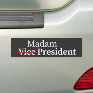 Autocollant De Voiture Madame la Vice-Présidente au Président Harris 2024