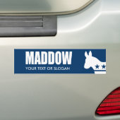 AUTOCOLLANT DE VOITURE MADDOW 2012 (En voiture)