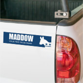 AUTOCOLLANT DE VOITURE MADDOW 2012 (Sur camion)