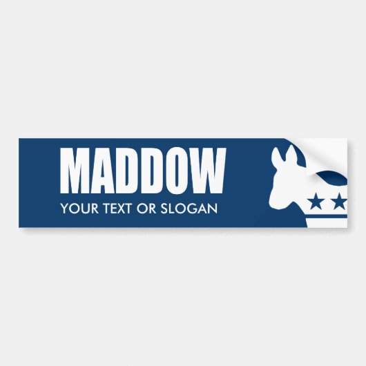 AUTOCOLLANT DE VOITURE MADDOW 2012 (Devant)