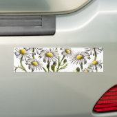 Autocollant De Voiture Magnet Plante Chamomile (En voiture)