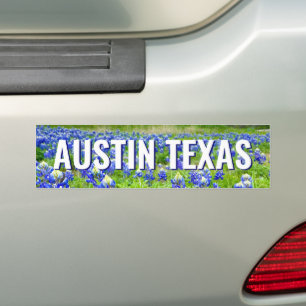 Autocollant De Voiture Magnifiques Bluebonnets Austin Texas Photographie