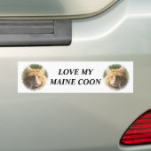 Autocollant De Voiture maine coon (En voiture)