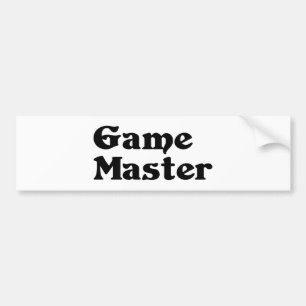 Autocollant De Voiture Maître de jeu