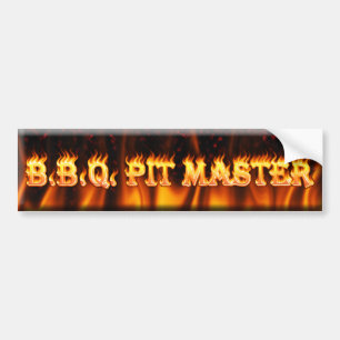 Autocollant De Voiture maître de mine de BBQ