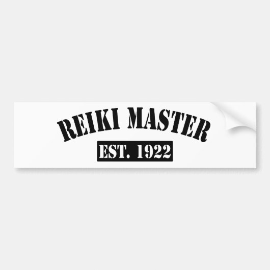 Autocollant De Voiture Maître de Reiki (Devant)