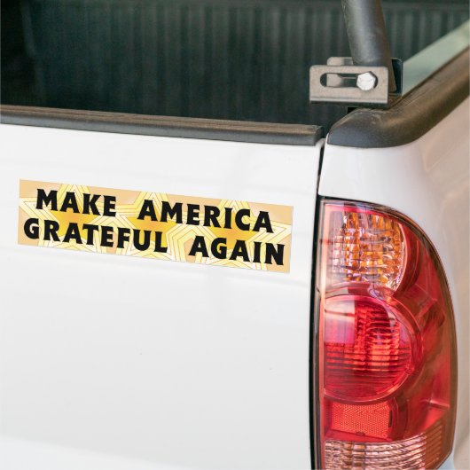 Autocollant De Voiture “Make America Grateful Again” Bumper Sticker (Sur camion)