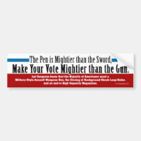 Make Your Vote Mightier the Gun