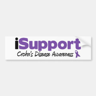 Autocollant De Voiture maladie de Crohn d'iSupport
