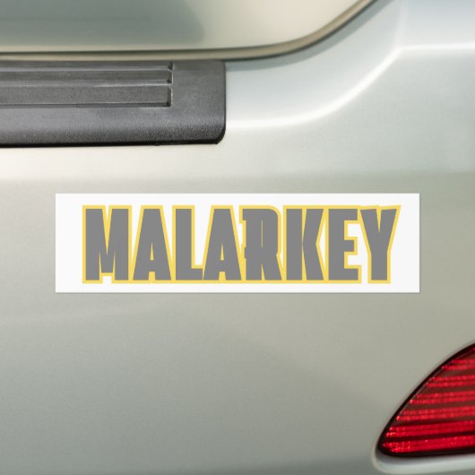 Autocollant De Voiture Malarkey (En voiture)