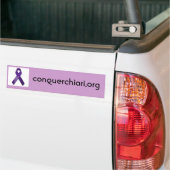 Autocollant De Voiture Malformation de Chiari, conquerchiari.org (Sur camion)