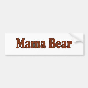 Autocollant De Voiture Maman Bear