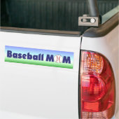 Autocollant De Voiture Maman de baseball (Sur camion)