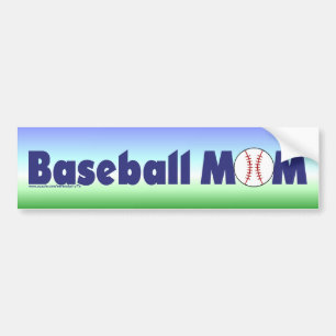 Autocollant De Voiture Maman de baseball