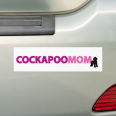 Autocollant De Voiture Maman de Cockapoo (En voiture)