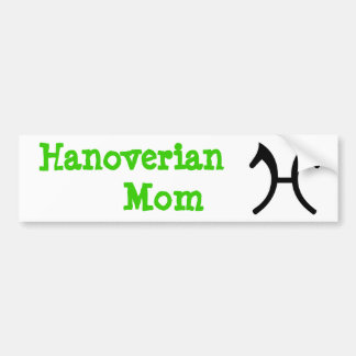 Autocollant De Voiture Maman de Hanoverian - adhésif pour pare-chocs