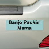 Autocollant De Voiture Maman de Packin de banjo (En voiture)