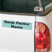 Autocollant De Voiture Maman de Packin de banjo (Sur camion)