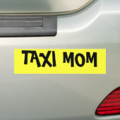 AUTOCOLLANT DE VOITURE MAMAN DE TAXI (En voiture)