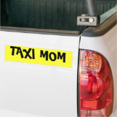 AUTOCOLLANT DE VOITURE MAMAN DE TAXI (Sur camion)