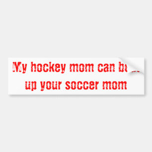Autocollant De Voiture Maman d'hockey