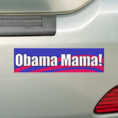 Autocollant De Voiture Maman d'Obama ! Adhésif pour pare-chocs (En voiture)