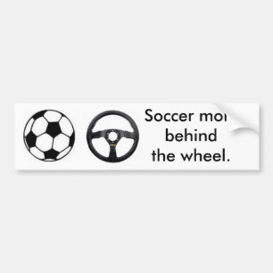 Autocollant De Voiture Maman du football