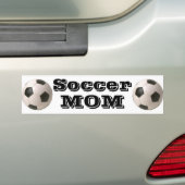 Autocollant De Voiture Maman du football - adhésif pour pare-chocs (En voiture)