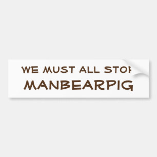 Autocollant De Voiture ManBearPig