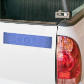 Autocollant De Voiture Mandala bleu (Sur camion)