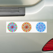 Autocollant De Voiture Mandala de Chakra de TOURNESOL (En voiture)