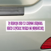 Autocollant De Voiture Mandatory Birth Control Bumper (En voiture)