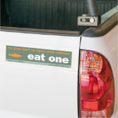 Autocollant De Voiture Mangez un adhésif pour pare-chocs (Sur camion)