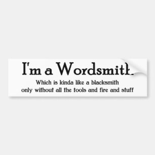 Autocollant De Voiture Manieur de mots