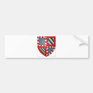 Autocollant De Voiture Manteau de la Bourgogne (France) des bras