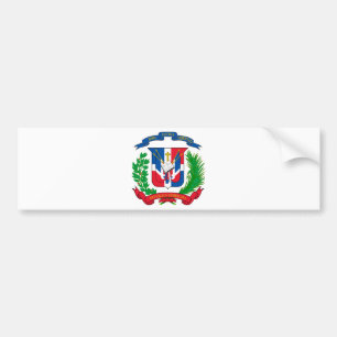 Autocollant De Voiture Manteau de la République Dominicaine des bras