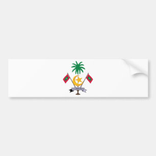 Autocollant De Voiture Manteau des Maldives des bras