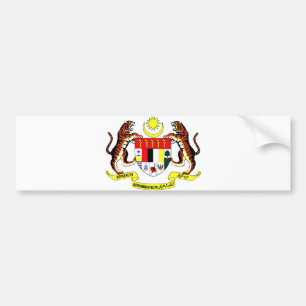 Autocollant De Voiture Manteau officiel de la Malaisie de symbole