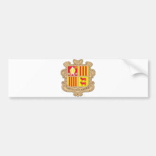 Autocollant De Voiture Manteau officiel de l'Andorre de symbole