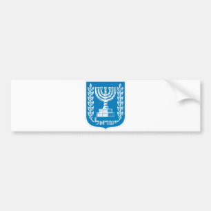 Autocollant De Voiture Manteau officiel de l'Israël de symbole