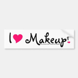 Autocollant De Voiture Maquillage du coeur I !