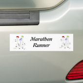 Autocollant De Voiture Marathon Runner (En voiture)