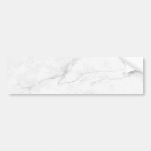 Autocollant De Voiture Marbre Blanc (Devant)