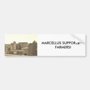AUTOCOLLANT DE VOITURE MARCELLUS SOUTIENT DES AGRICULTEURS !