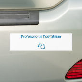 Autocollant De Voiture marcheur de chien (En voiture)