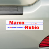 Autocollant De Voiture Marco Rubio 3 (En voiture)